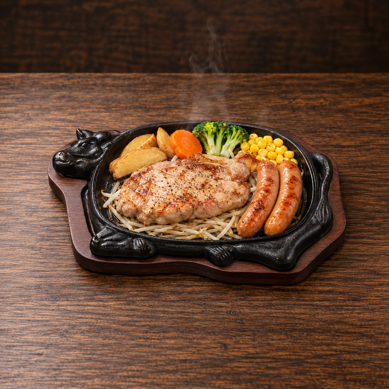 霧島豚と栗豚ウインナーの料理イメージ